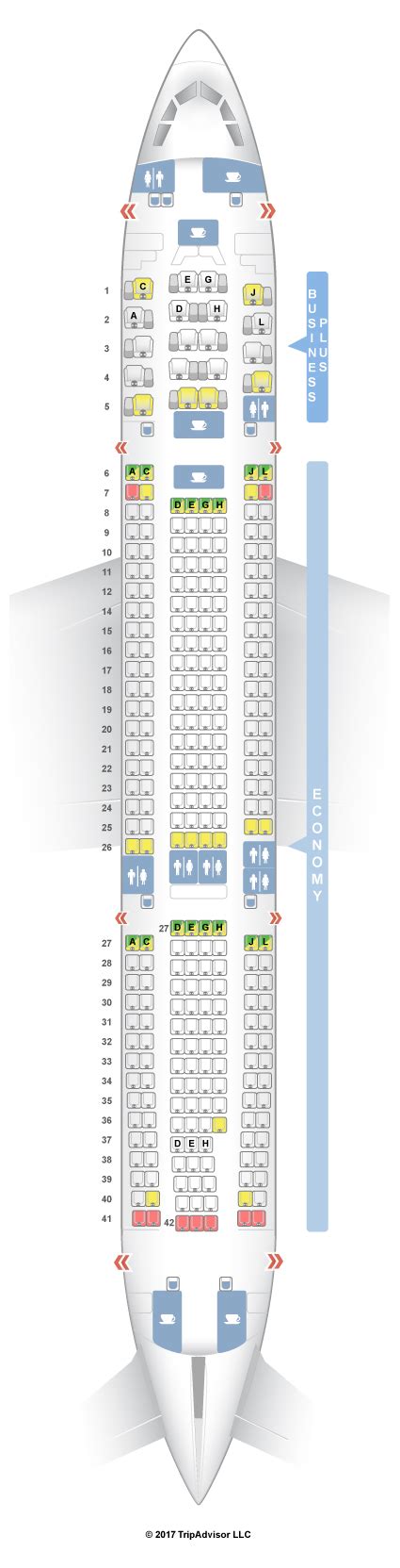 airbus a330 200 seating plan|Seat map of Iberia Airbus A330.